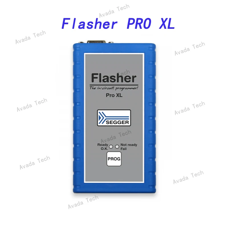 Avada Tech Flasher PRO XL is the extra-large memory version of SEGGER’s universal flash programmer