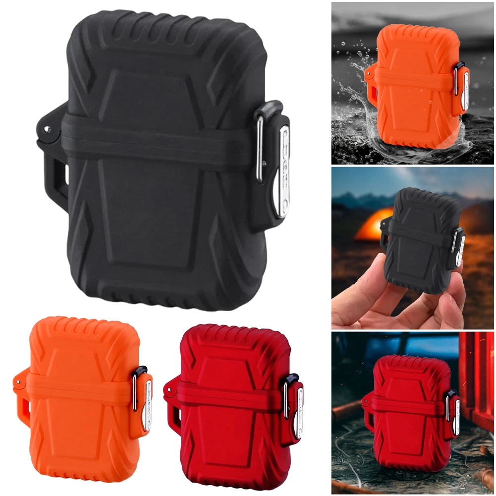 

2 шт., чехол для зажигалки, рукав-держатель для зажигалки со шнурком для свистка, портативный чехол для зажигалки, многофункциональный для кемпинга, путешествий на открытом воздухе