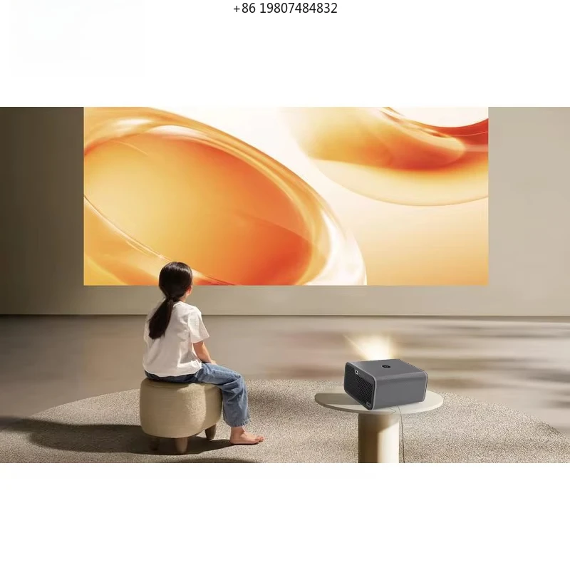 

2025 New Arrival High Lumens Portable Projector 1080p Full HD Supports 4K Android 9.0 System LCD Technology 2.4G/5G WiFi