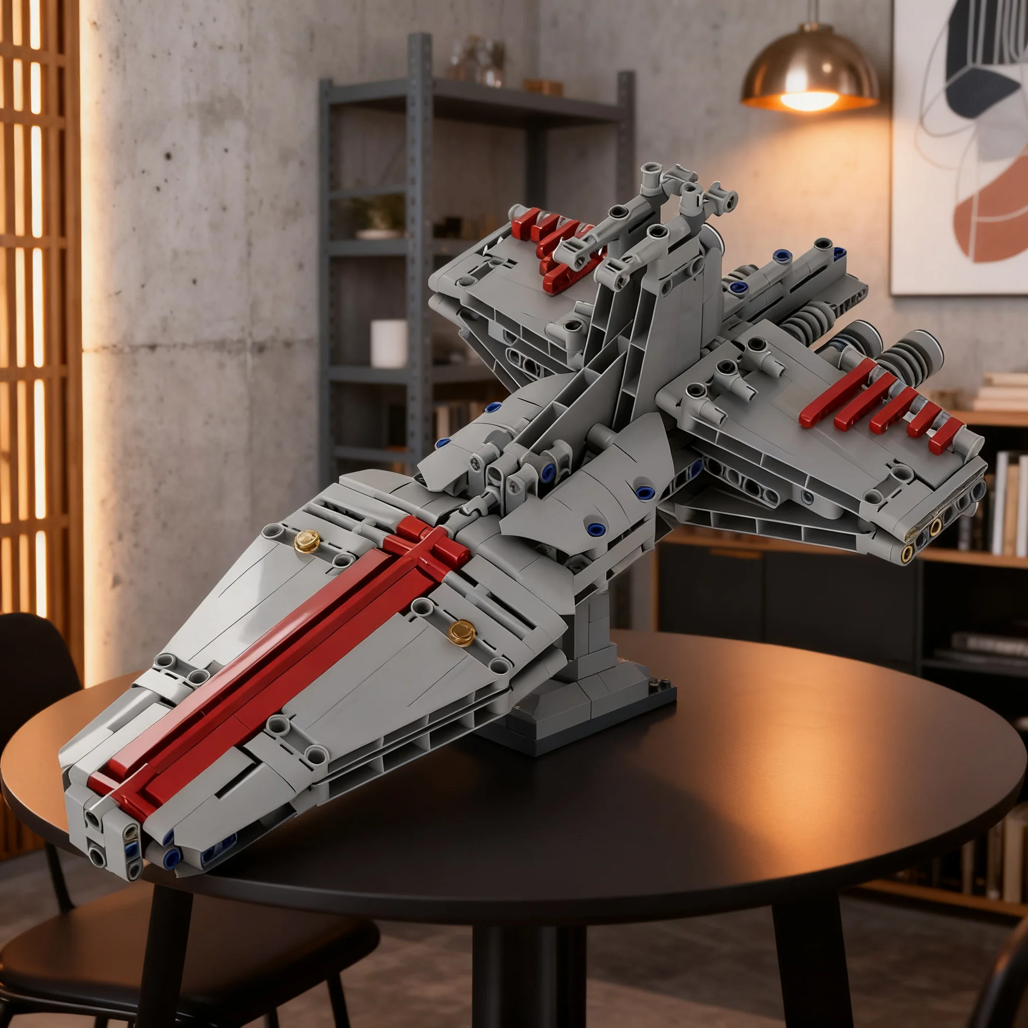 530pcs MOC Venator Class StarDestroyer Model Building Blocks Architecture Toys Christmas Gifts DIY Creative Assemble Kids Brick