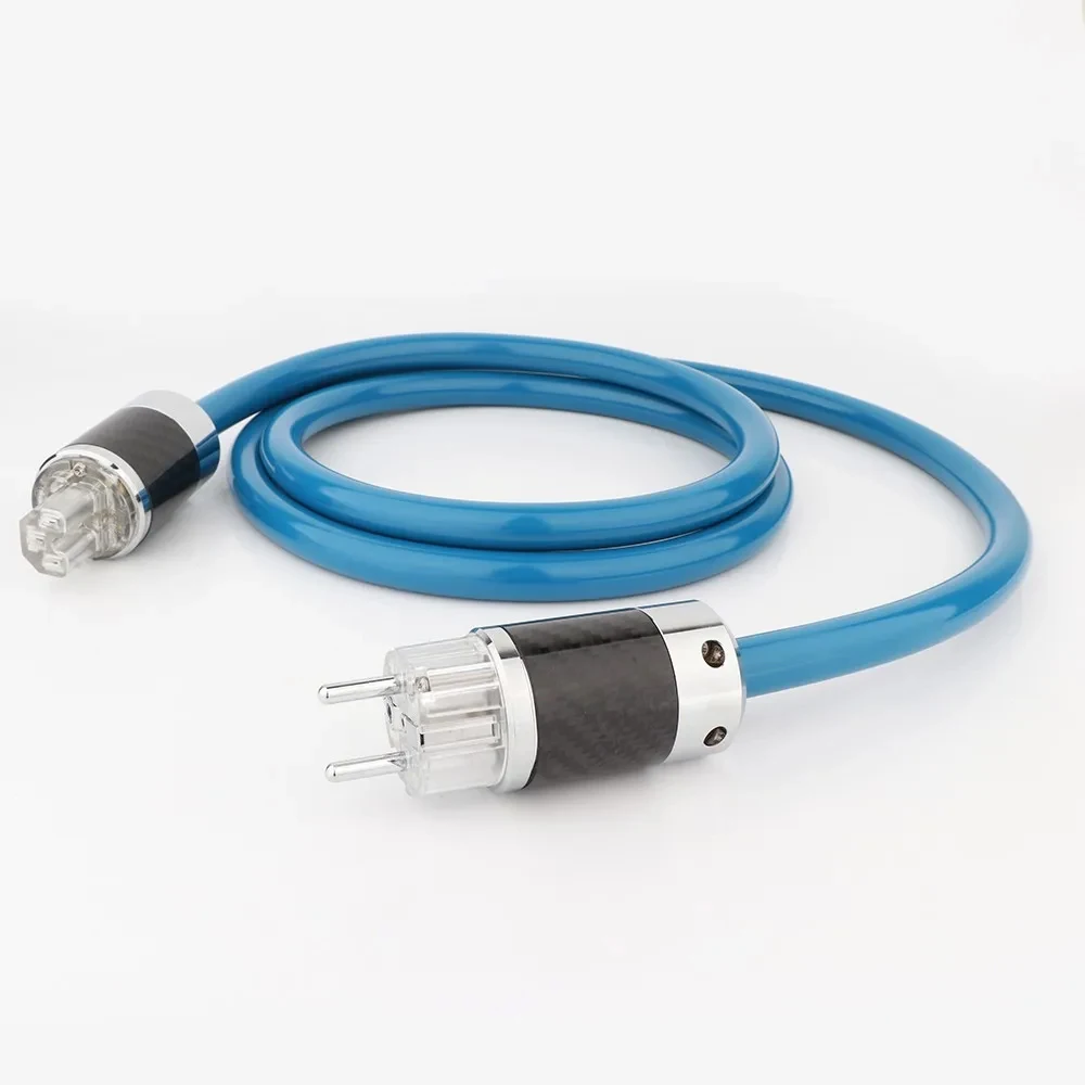 HiFi SPO-12MF Silver Plated US Mains สายไฟ HIFI SChuko สายไฟสาย HIFI สําหรับหลอด CD Amplifer