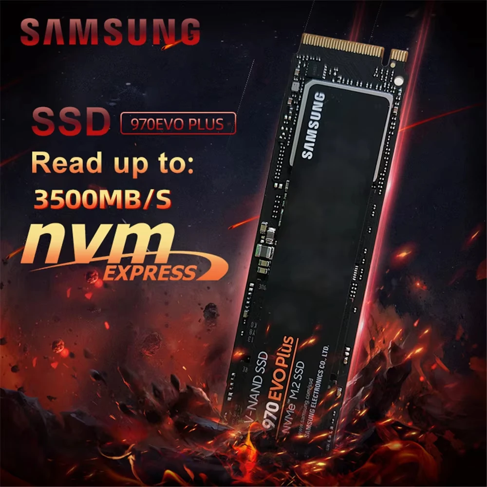 SAMSUNG SSD M.2 1TB 980 PRO 990 pro NVMe Internal Solid State Drive 970 EVO Plus Hard Disk 250GB HDD 500GB for Laptop Computer