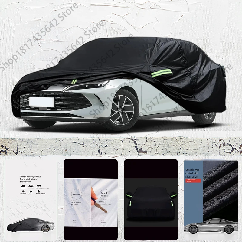 

For BYD QING L Auto Anti snow Anti dust Anti uv Anti Frost Anti peeling paint And Anti Rainwater car cover Car cover black