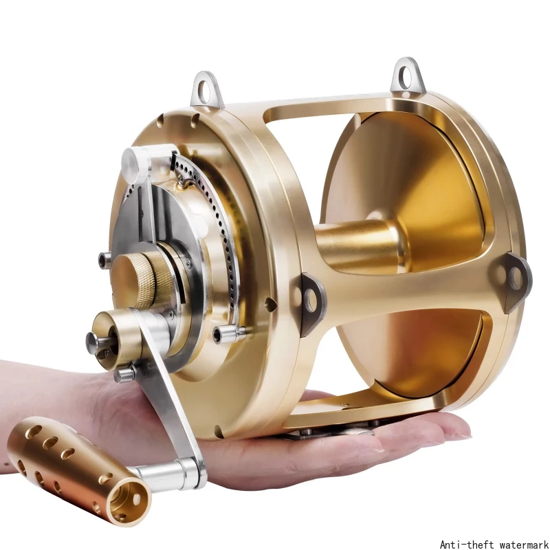 2025 Hot Selling Items -130W Trolling Reel 2 Speed Sea Boat Big Game Reels Metal Heavy  Saltwater Fishing Reel