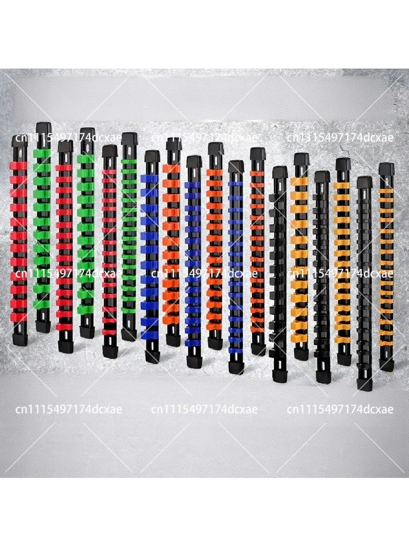 18-Piece Socket Organizer Set for Tool Box Drawer, Socket Trays Holder Clip Rail