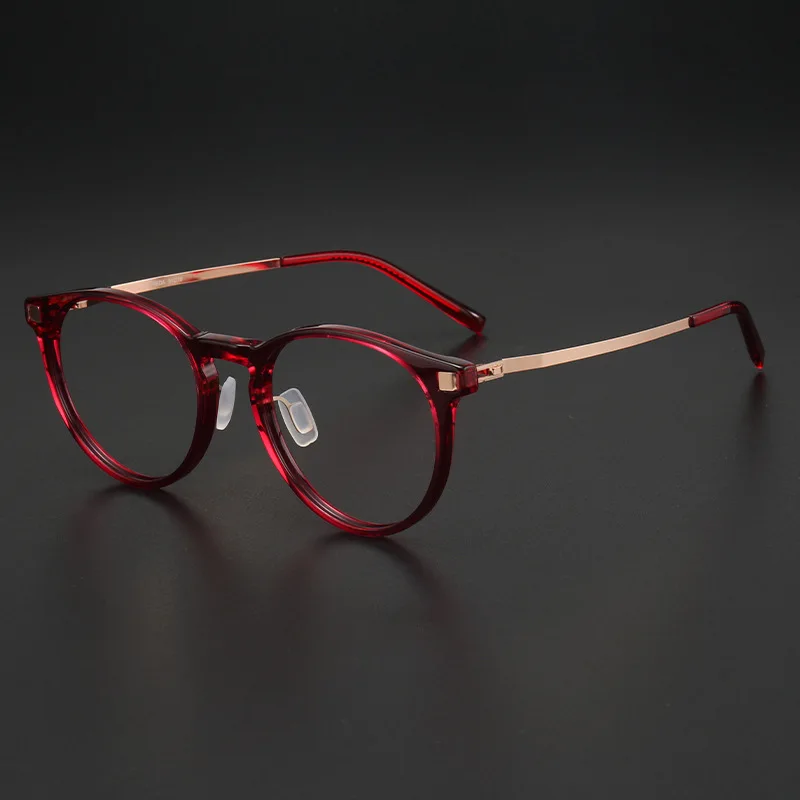 Hochwertige klassische handgemachte Acetat quadratische Brille Rahmen Frauen Männer Retro Brillen Myopie verschreibung pflicht ige optische Brillen