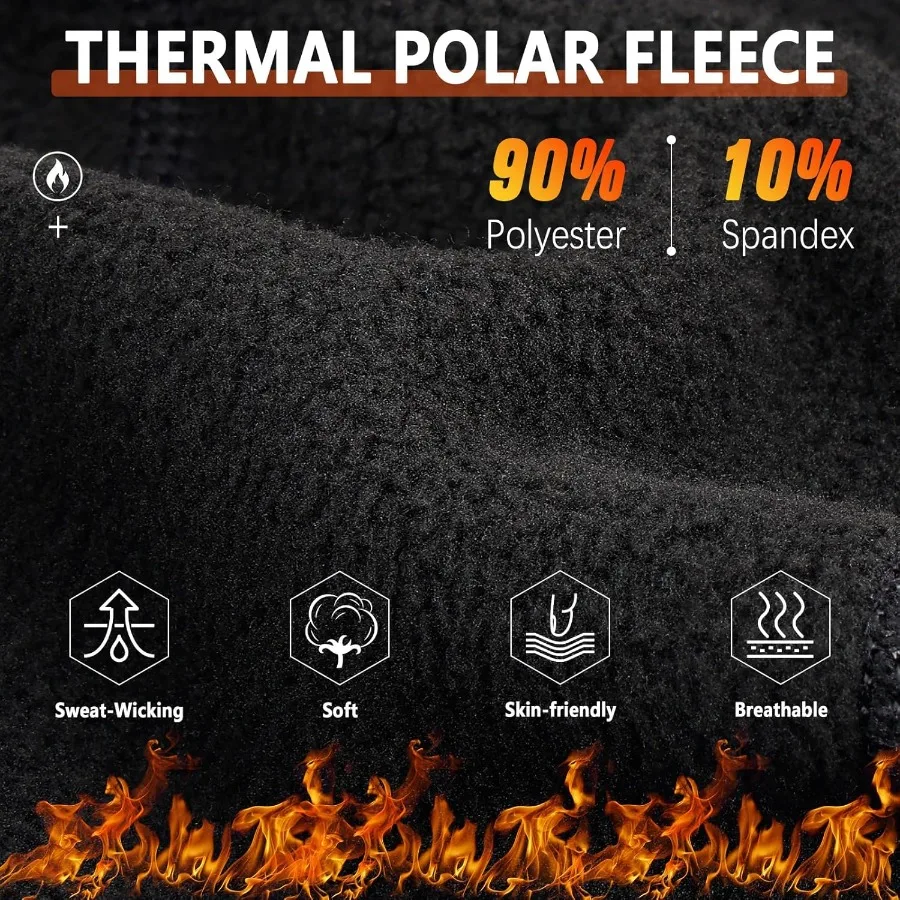 Зимняя термошапка с черепом для мужчин, ветрозащитная подкладка для шлема с полным покрытием ушей и слотами для очков, велосипедный мотоцикл