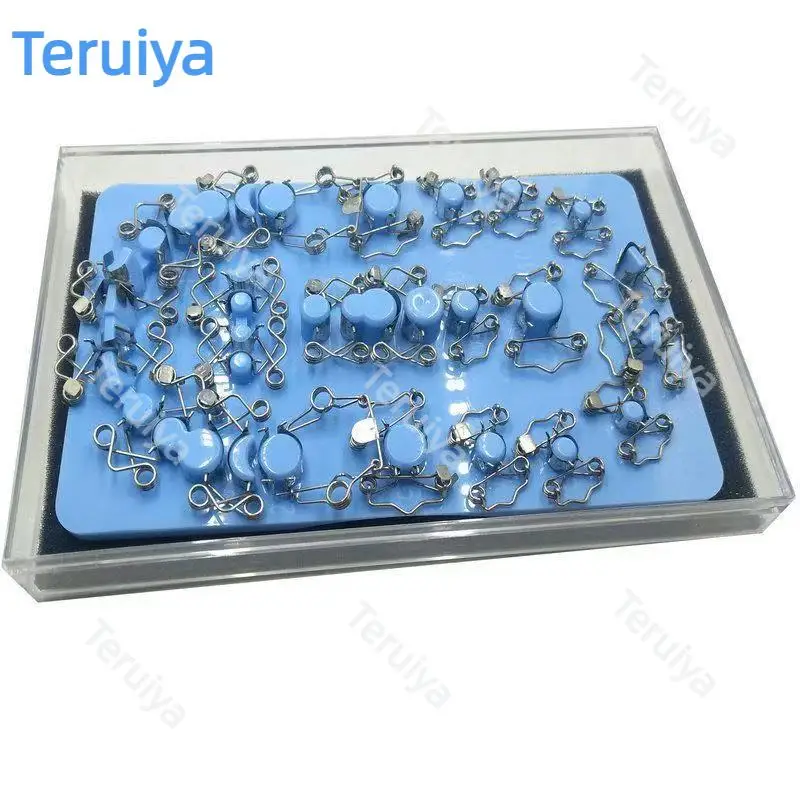 Dental Automatical Sectional Matrix System, Teeth Filling Mold Template, Dental Matrix Bands with Matrix Clamp for Composite Res