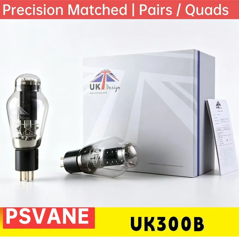 PSVANE UK 300B-L 매칭 페어 진공관은 HIFI 빈티지 오디오 앰프 DIY 업그레이드용 JJ EH Gold Lion 300B를 대체합니다.