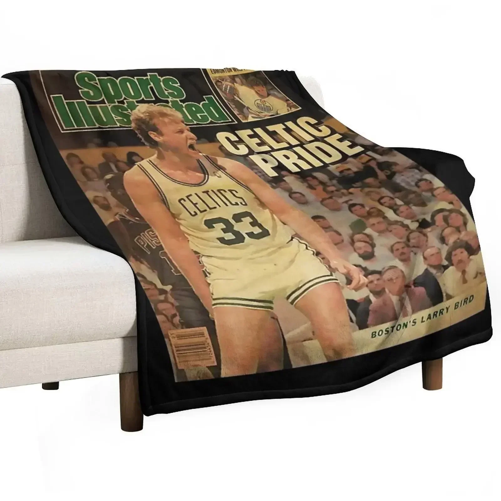 vintage Larry sport bird cover style Throw Blanket Personalized Gift Decorative Beds christmas decoration Blankets