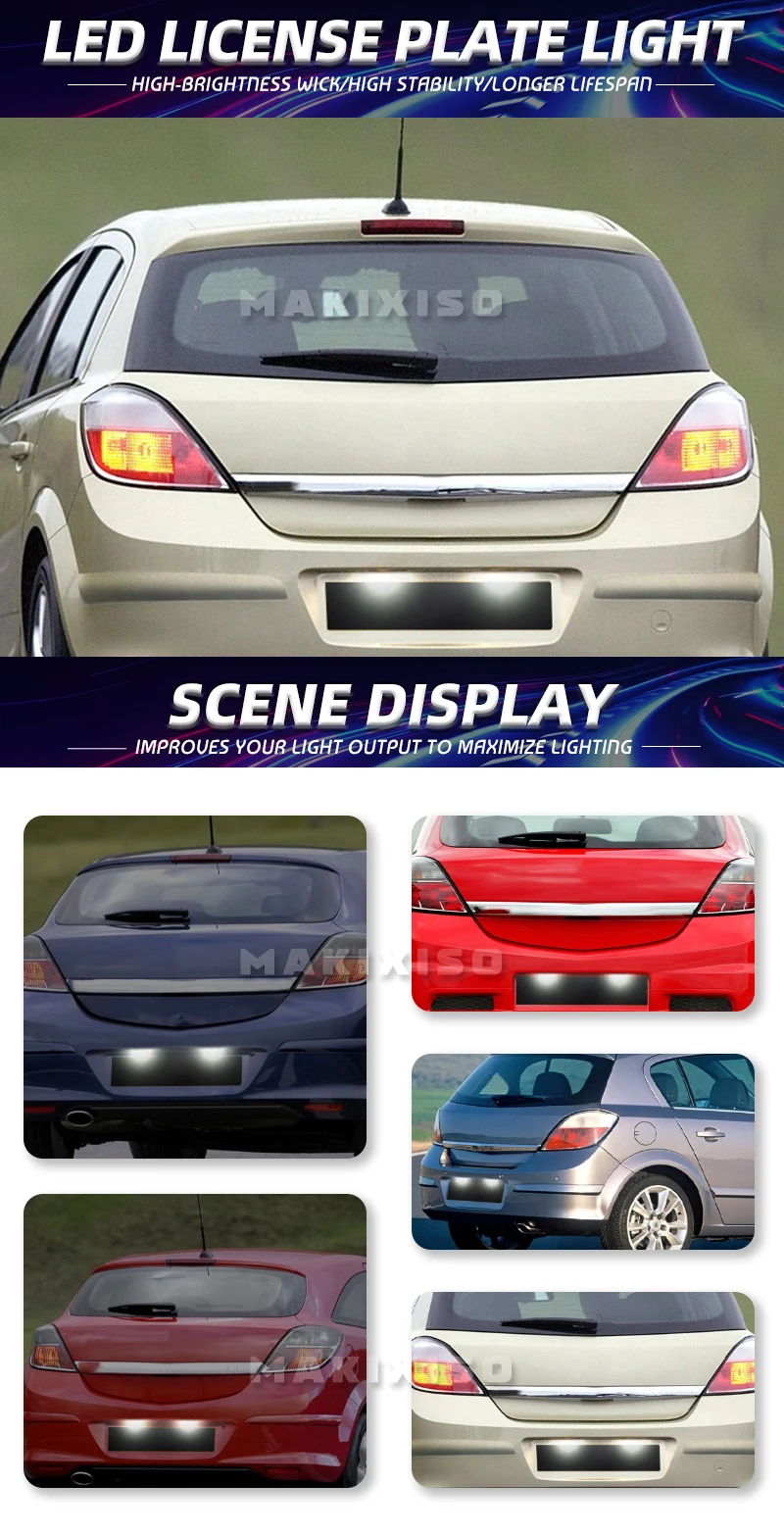 Car LED Interior Light For Opel Vectra Astra H J K Corsa C D E Agila Meriva Insignia A B