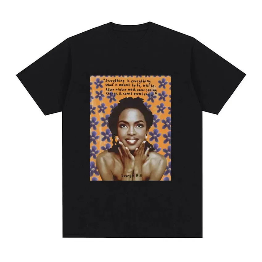 Lauryn Hill Music Album Graphic T Shirt 90's Hip Hop Vintage Syle Clothing T Shirts Men Women's Fashion Casual Oversized T-shirt