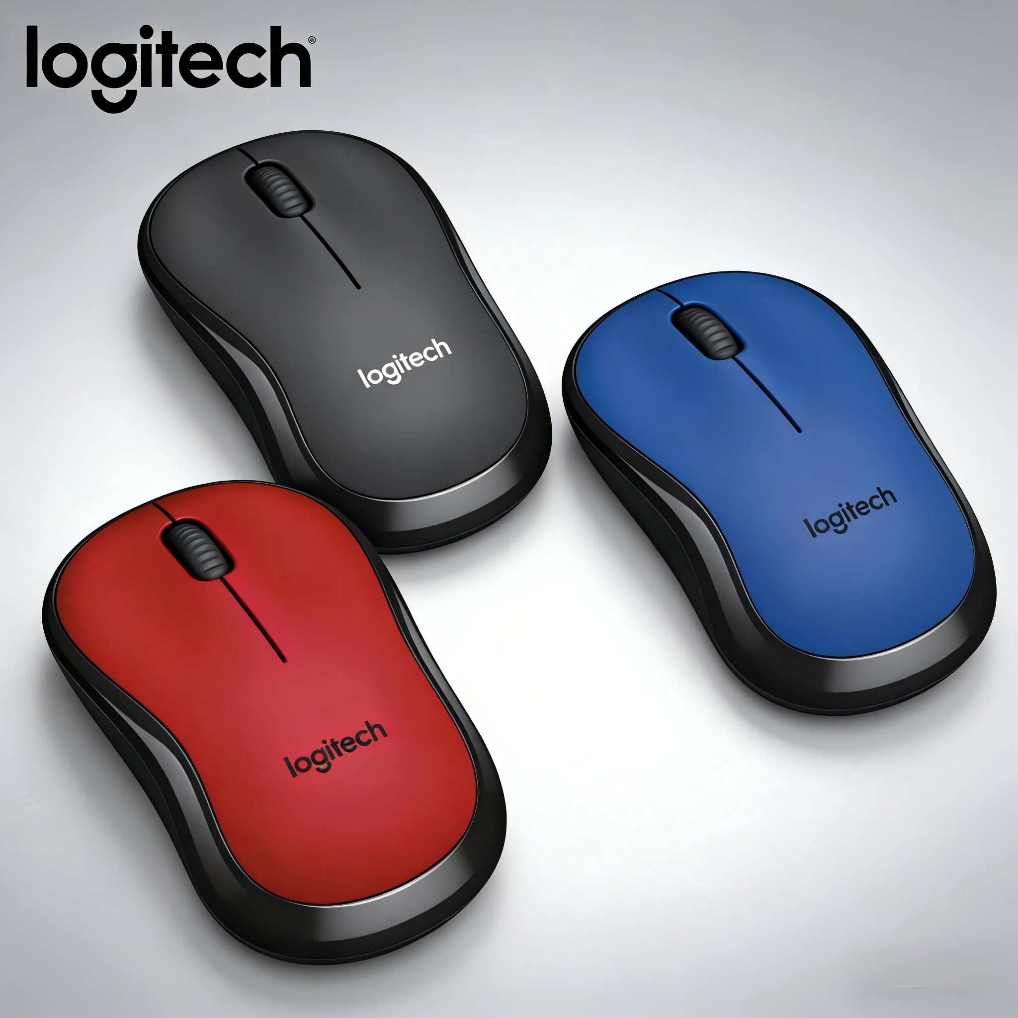 

M220 Silent Wireless Mouse, Logitech Portable Durable Build, Optical, Ideal for Travel & Office