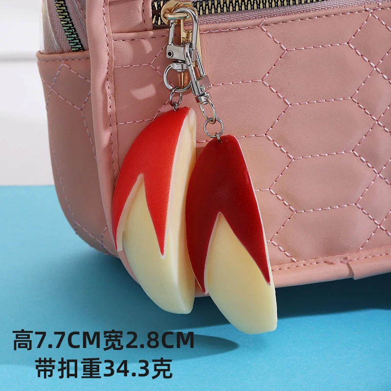 PVCGalaxy Keychain ToyPVCLeather Slice Fun Bag Accessory Pendant