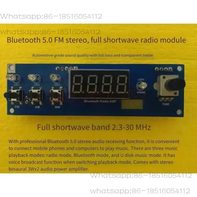 DIY Blue-tooth 5.0 Module Lossless Receiver MP3 Bluetooth Decoder Board Car Bluetooth Speaker Audio  Board