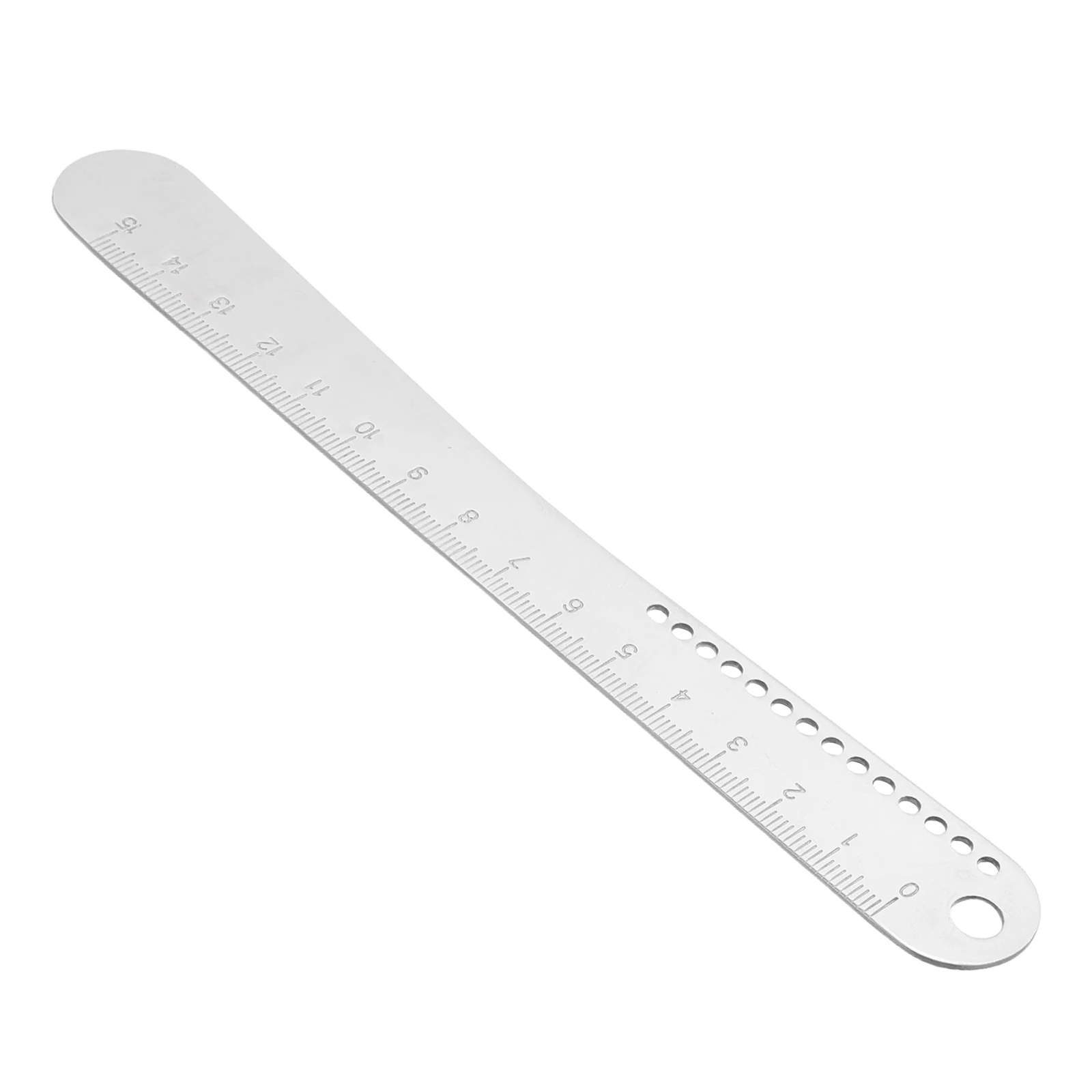 

Stainless Steel Dumpling Ruler Precision Marks Professional Dough Shaping Measuring Tool Pizza Pastry Baking Multifunctional