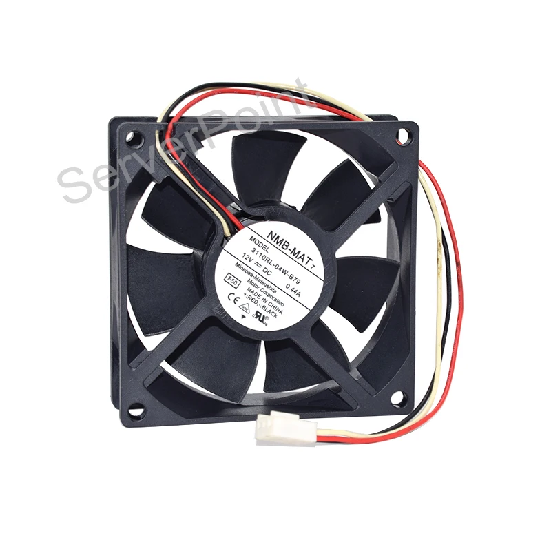 

Well Tested Cooling Fan 3110RL-04W-B79 8025 F50 12V 0.44A 3 Wires Square Cooler Fan