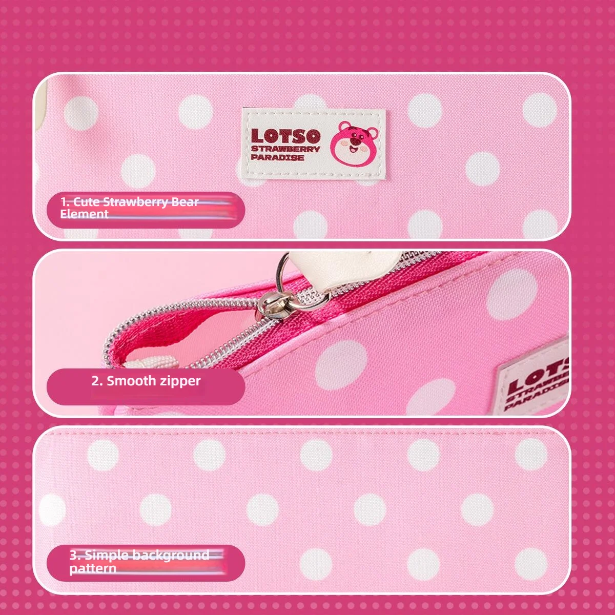 ديزني غرزة طالب القرطاسية قماش حقيبة أقلام رصاص ريترو مدرسة حقيبة أقلام رصاص اللوازم المدرسية حقيبة هدية