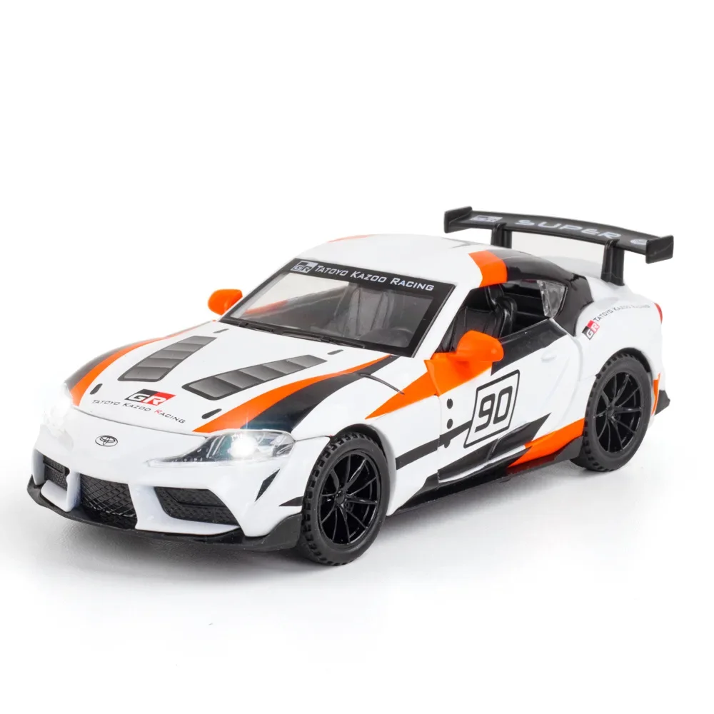 

1:32 TOYOTA SUPRA GT4 Diecast Miniature Scale Alloy Car Model Racing Metal Simulation Vehicles Collection Children Gifts A173