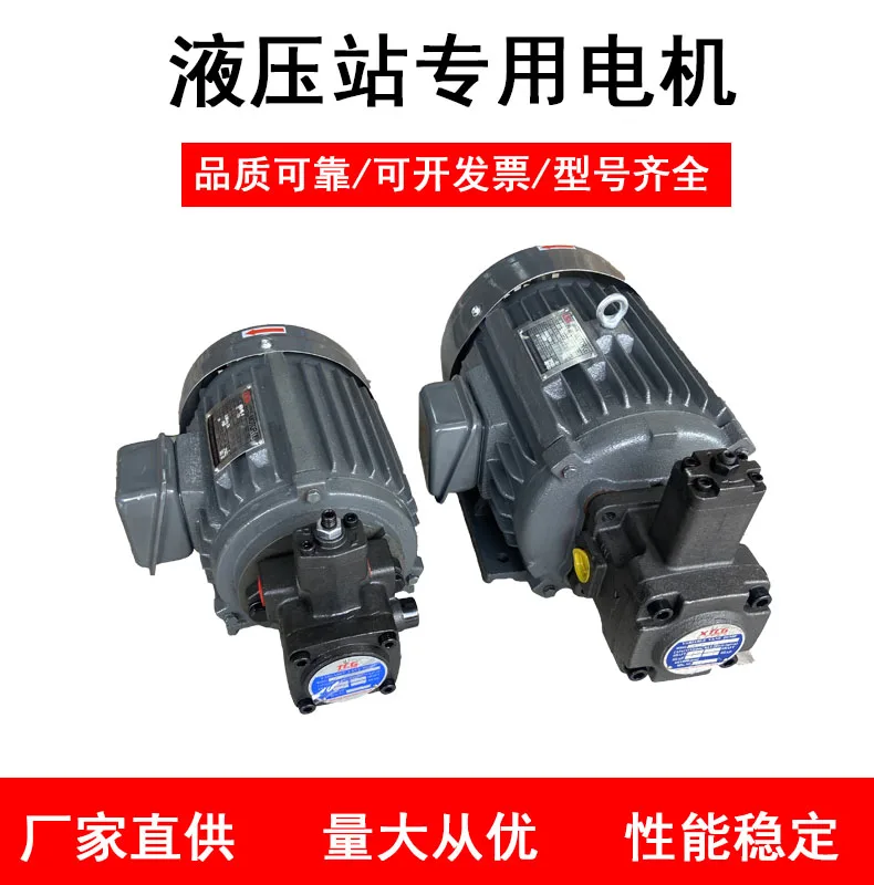 Hydraulic motor plug-in oil pump motor 0.75KW/1.5KW/2.2KW with VP20/VP15/VP30