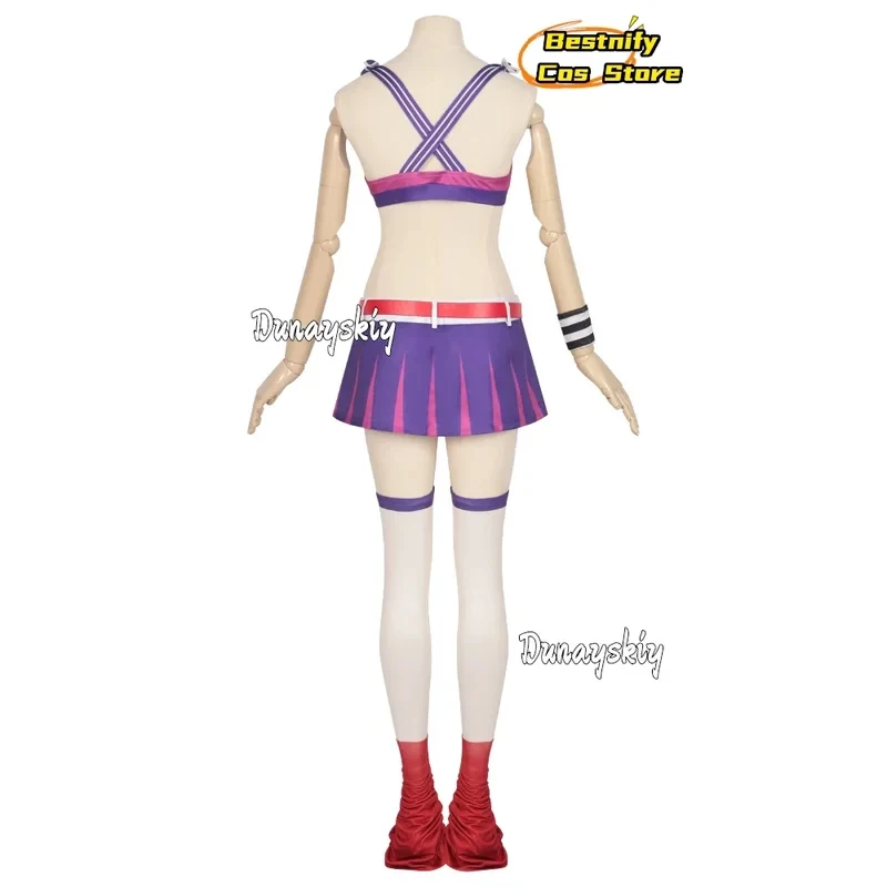 

3,k;6\g/CosplayLollipop Chainsaw Juliet Starling Cosplay Costume Cheerleading Dress Skirt Outfits for Women Girls Hallowk;6,y'9\