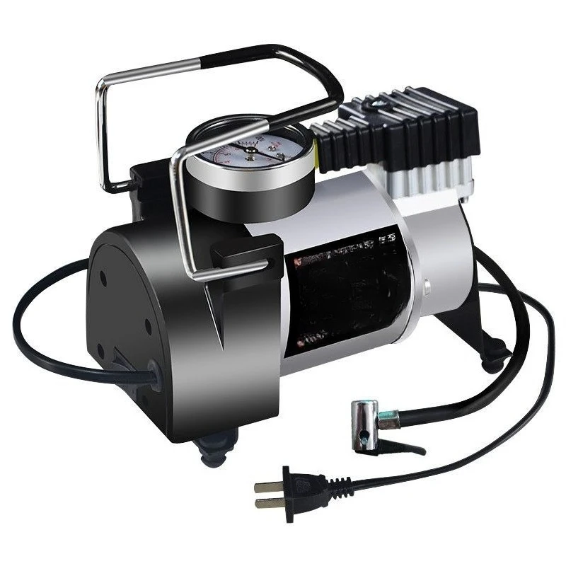 

220V household one-shot electric air pump multi-function portable air pump car automatic inflatable car high pressure