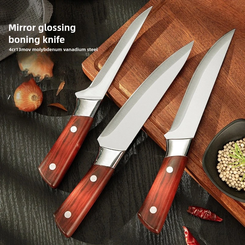 

Stainless Steel Boning Knife Kitchen Knife Pork Beef Sheep Meat Cutting Knife for Meat Cleaver Fruit Paring Vegetable Knife