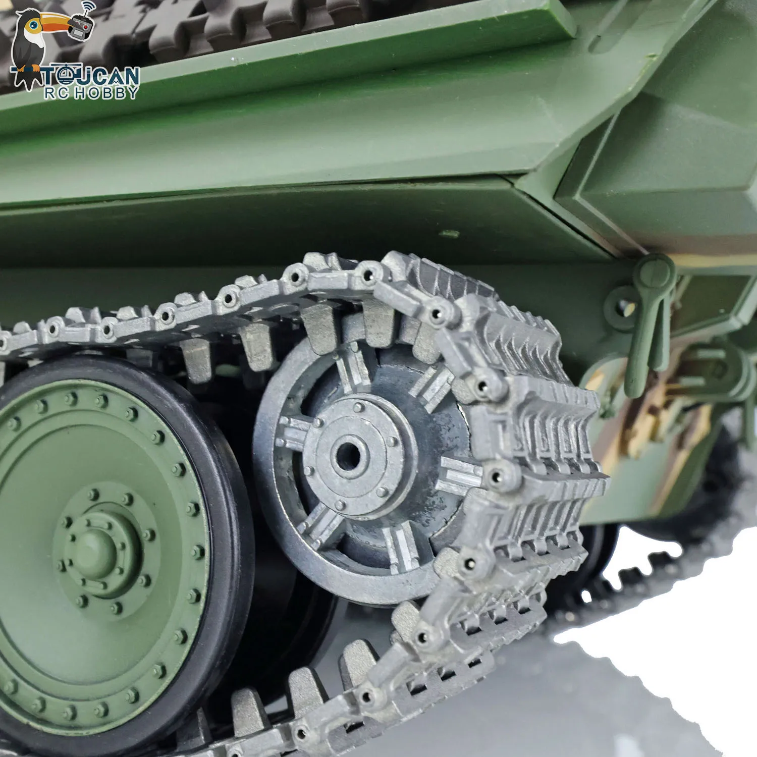 Heng Long 1/16 Scale 7.0 อัพเกรด Jadpanther RTR RC ถัง 3869 โลหะแทร็กของเล่นสําหรับชาย TH17439