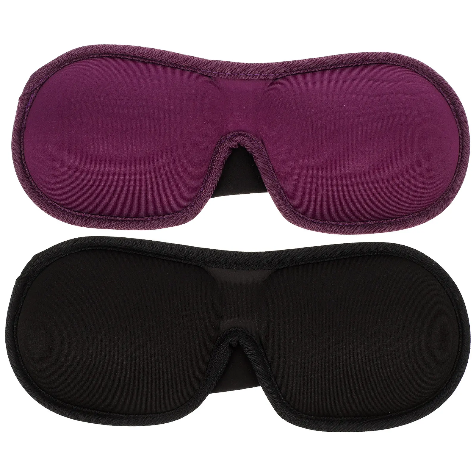 2Pcs Portable Contour Eye Mask Sleeping Eye Cover For Sleep Mask For Travel Soft Fully Light Blocking Adjustable