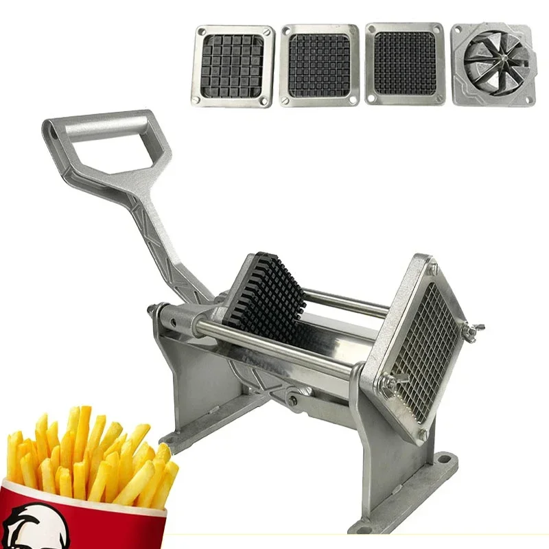 Stainless Steel Manual Cutter French Fries  Potato Cutting Machine Radish Cucumber Radish Cutting Machine