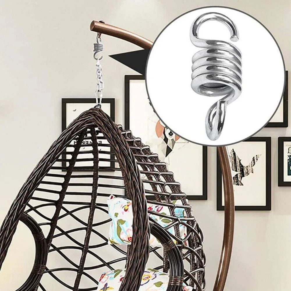Portable Hanging Egg Chair Garden Swing Springs Multifunctional Gym Hammock Strong Spring Hook Convenient Widely Used Springs