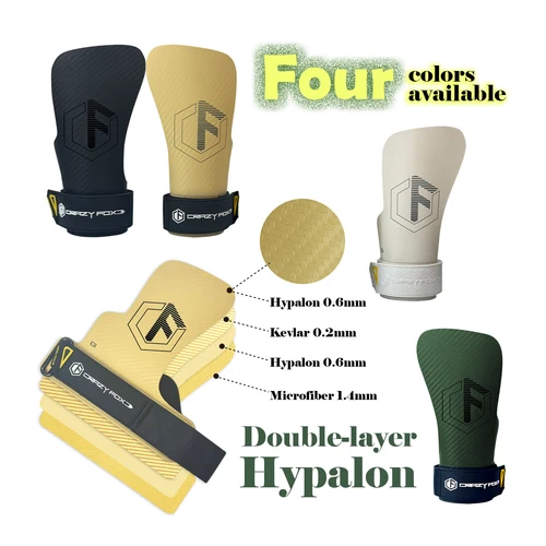 Imagen 2 del producto Nuevo diseño de Material Hypalon de doble capa de grado superior, Protector de agarre de entrenamiento cruzado, accesorios para gimnasio y correr, Calleras de alta resistencia