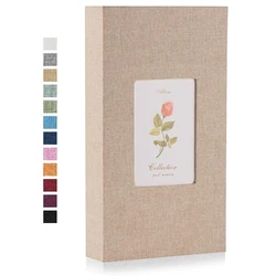 300 Pockets Linen Photo Album for 4x6 Photos Books Slip-in Picture Albums Wedding Baby Family Anniversary Photo Storage