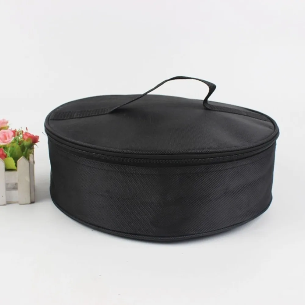 ポータブルポータブルメイクアップバッグブラックジッパー開閉トラベルトイレタリーオーガナイザー大容量防水ナイロン化粧品収納ボックス