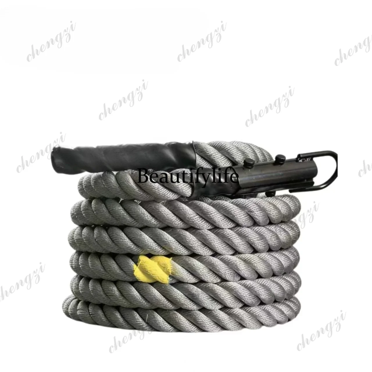 Fitness sled car pull rope strap resistance, track and field running training weight car