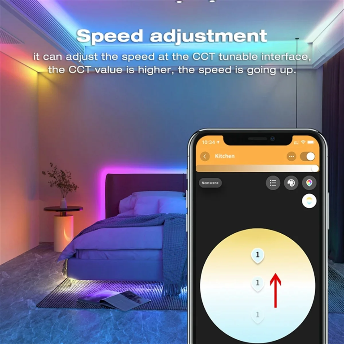 

New 3C- RGB IC LED Strip Controller WS2811 WS2812 Addressable Digital Light Control Dynamic Lighting Hub 9 Effects