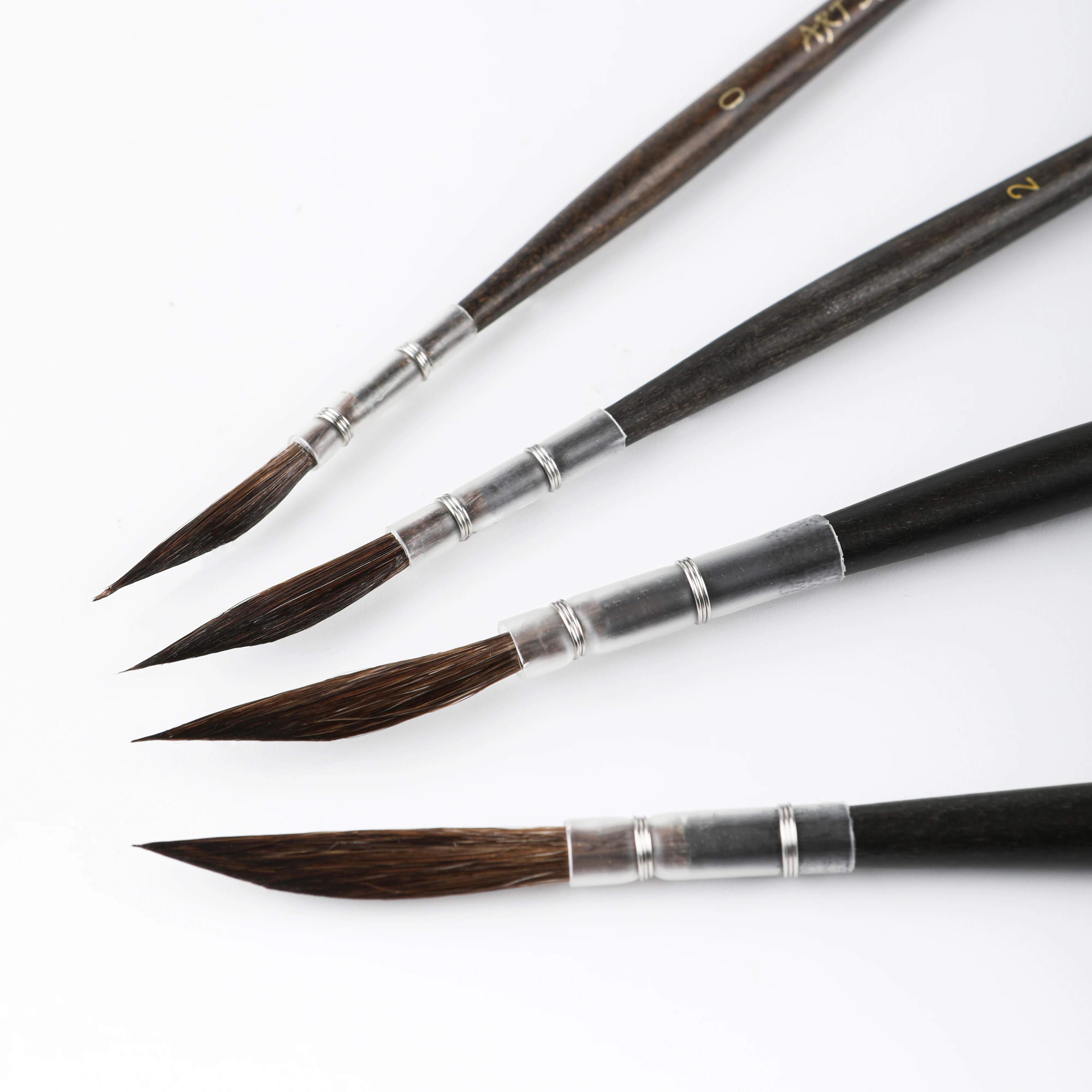 ArtSecret High Grade 688DS Watercolor Artist Brush Squirrel Hair Birch Wood Rod Handle Aquarelle Tool  Art Supplies For Painting