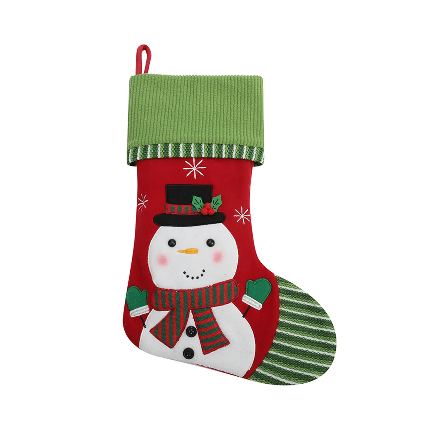 Personalized Embroidery Christmas New Products Christmas Socks Decorations Christmas Tree Pendants Santa Claus Gifts Candy Bags