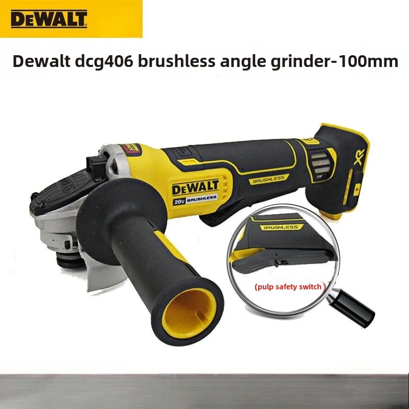 Dewalt DCG406 125MM 9000RPM Brushless Angle Grinder Cordless Cutting Machine Impact Polisher Machine For Dewalt 20V Battery