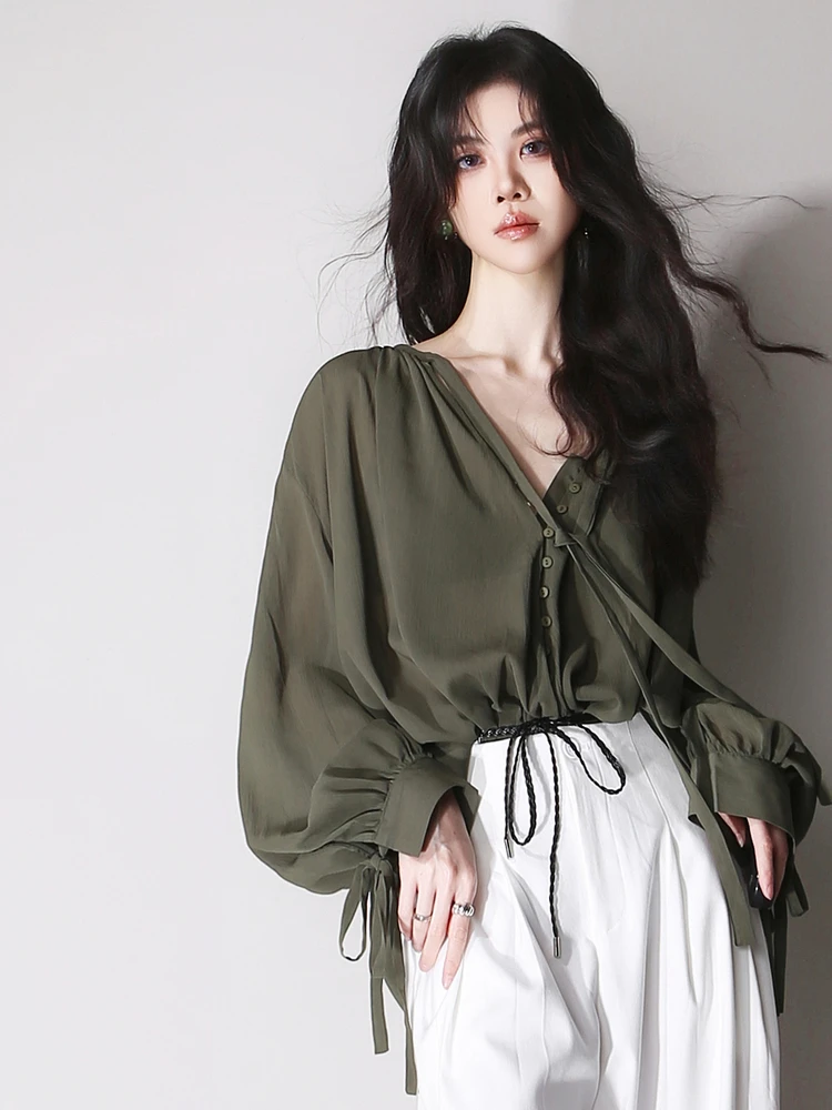 

Винтажный свободный длинный фонарь для похудения C85 een с узлом, дизайн, женская мода, весна-осень, тонкий материал