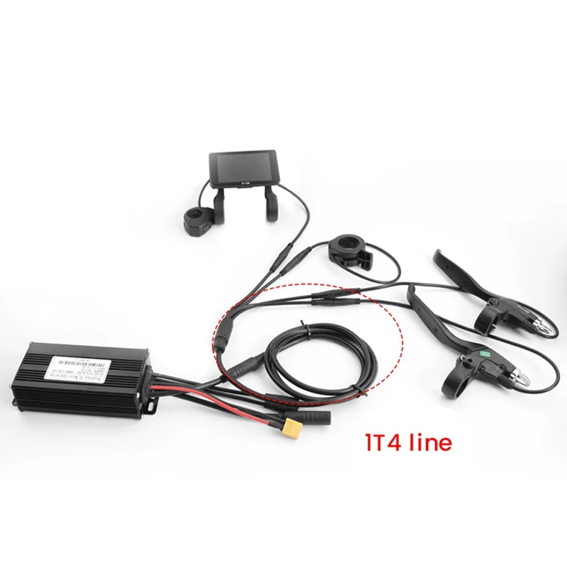 Waterproof 8Pin Main Cable For Electric Bike Controller Dashboard Connection Cable 2PIN+3PIN+5PIN For Some KT Controller