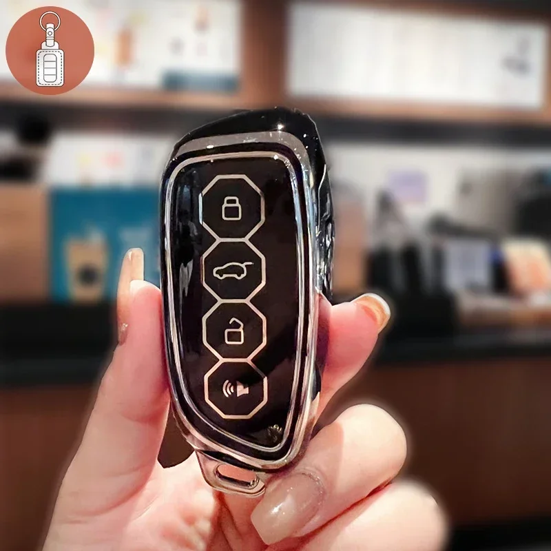 Funda de TPU para llave de coche, carcasa para gran muralla Haval 2022, soporte para llaves, accesorios para llaveros de estilo de coche, nuevo perro de la bestia de Harry Potter
