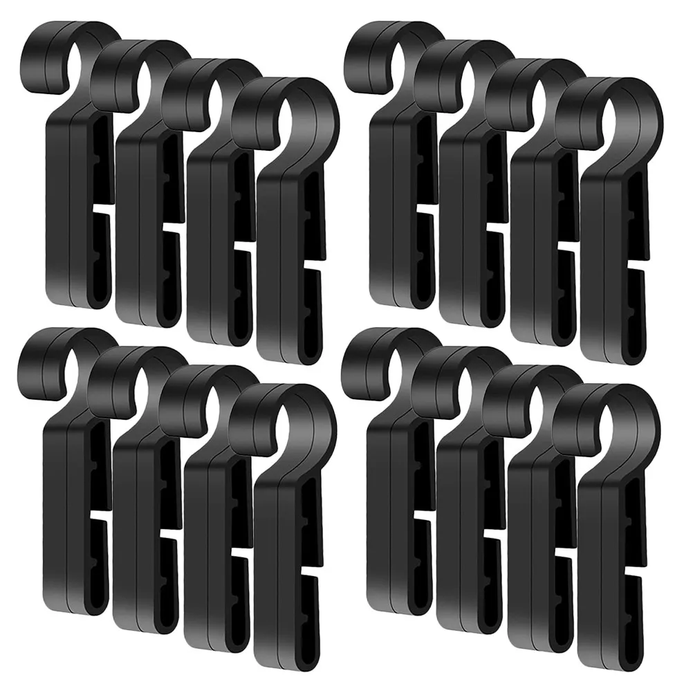 

20 шт. Защитные крепления для налобных фонарей, противоскользящие крючки для крепления на каску, надежный держатель для строительных работ и наружного освещения