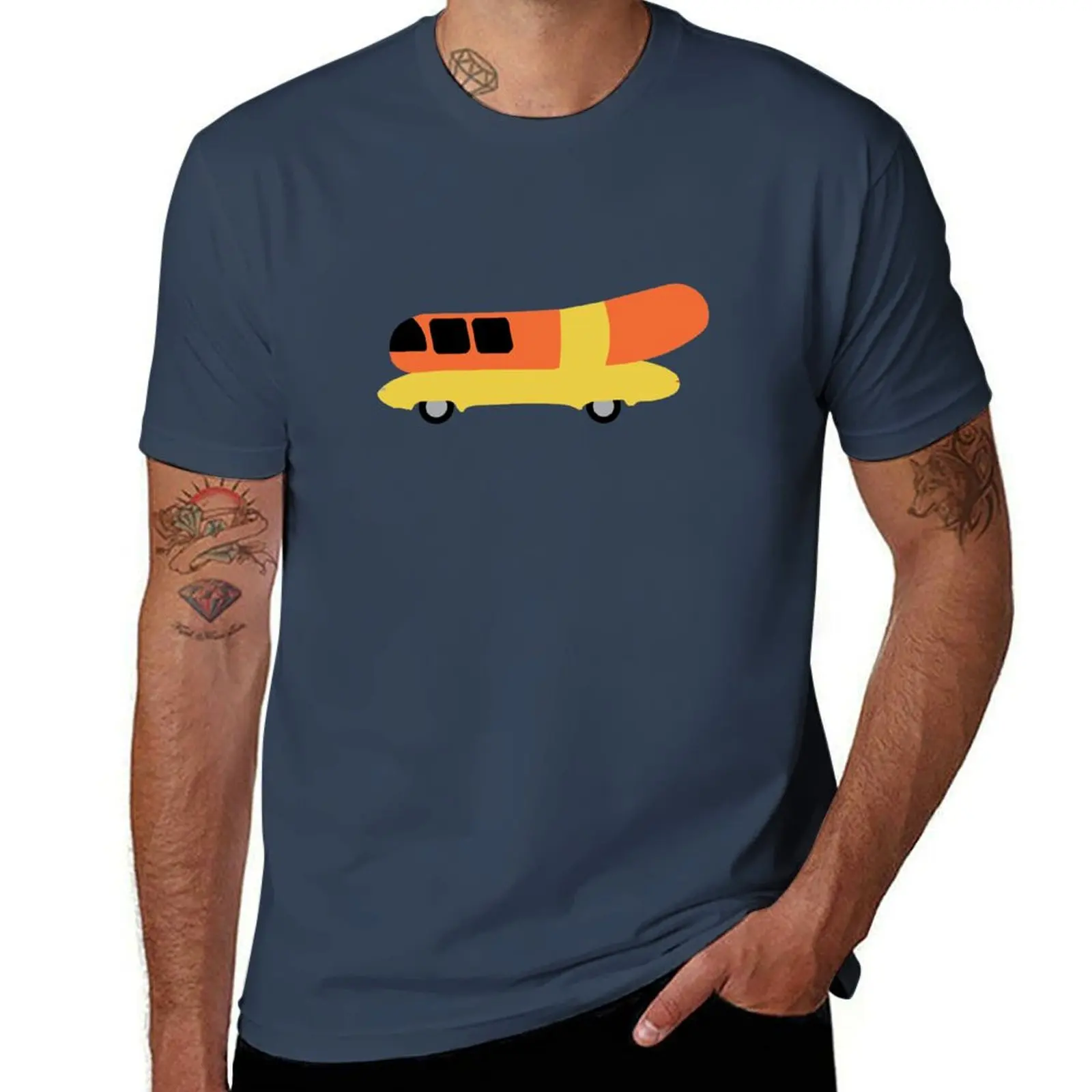 

Oscar Mayer Weinermobile Minimal T-Shirt High Elasticity Sports Tee Shirt