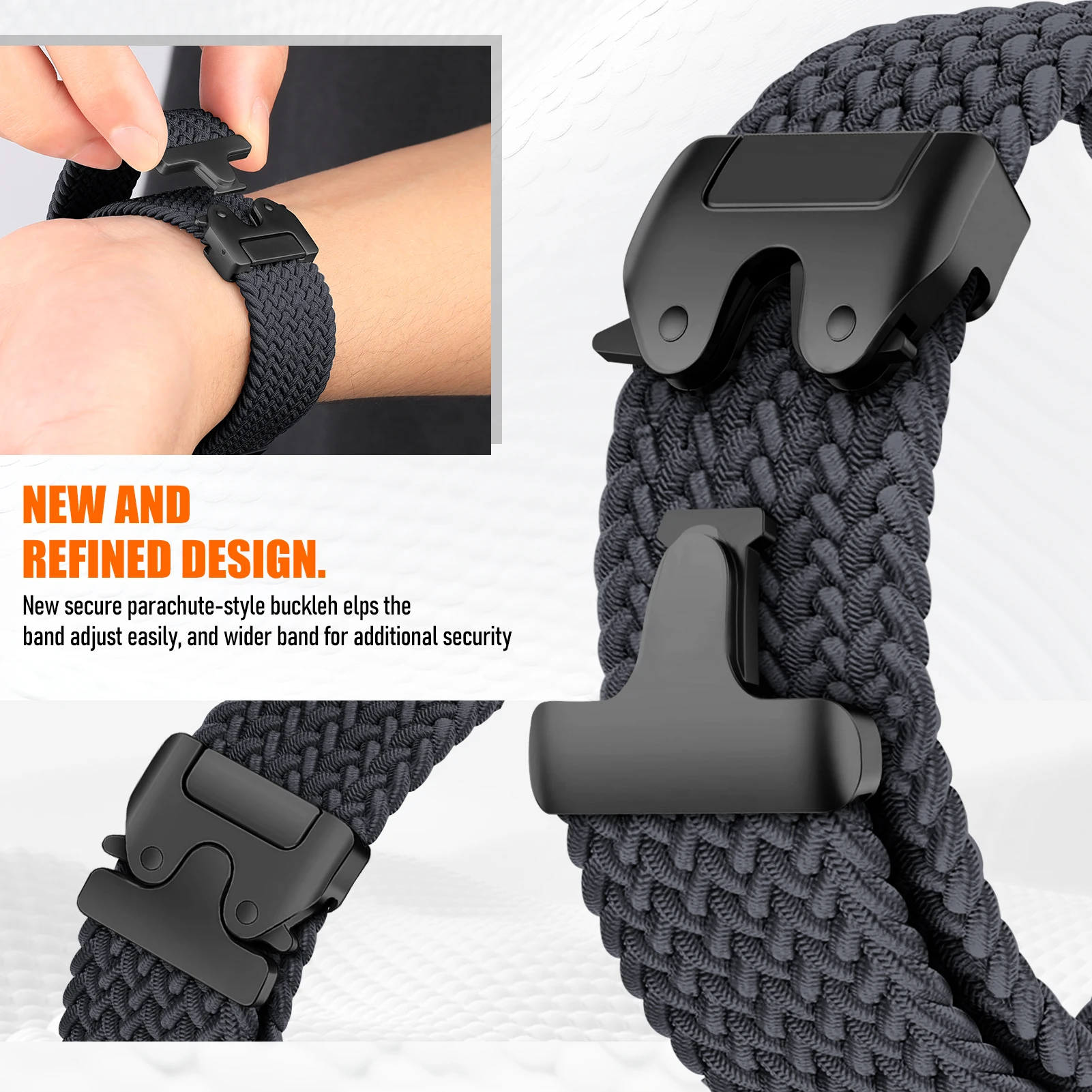 Strap for Samsung Galaxy Watch 8 classic watch8 40mm 44mm Band Parachute Buckle belt Correa Bracelet for Samsung watch 8 straps