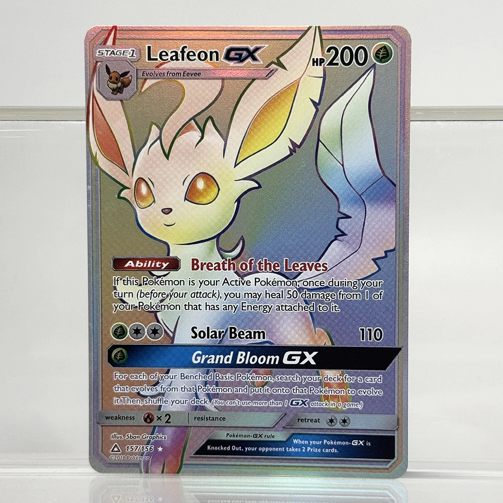 PKM Holografische Enkele Kaarten Scarlet & Violet Zon & Maan Folie Game Collection Kaarten PTCG PROXY Kaarten Kinderen Speelgoed