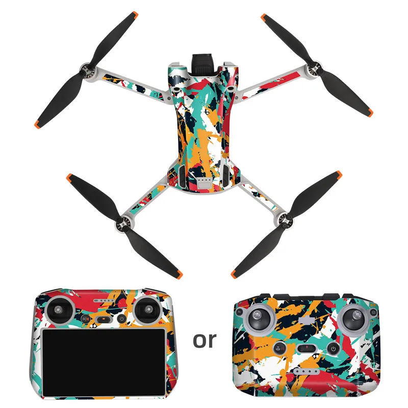 for DJI MINI 3 PRO PVC Sticker Drone Body Remote Control Skin Stickers Protective Film RC-N1/DJI RC  Drone Accessories
