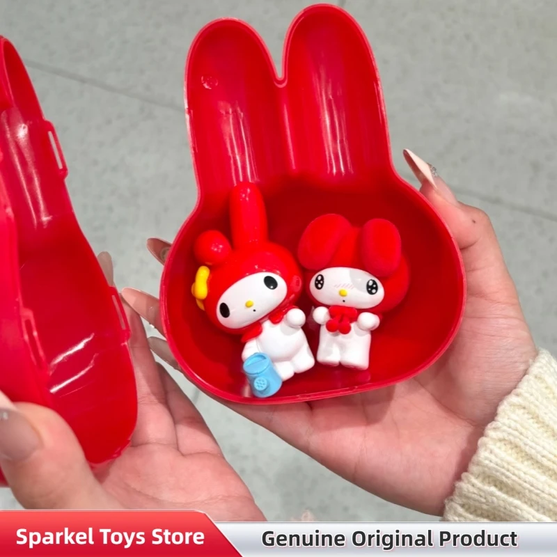 

Genuine Sanrio My Melody Classic Mini Series Blind Box Cute Magnetic Figurines Desktop Decorations Gift For Anime Collect Lover