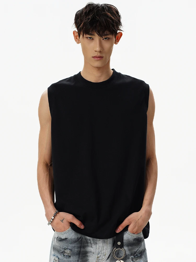 

Tongxianen Men's Svel Vest Summer New Loose Fitn Sport Tank Top Sweatirt Pure Color Base Layer T-irt