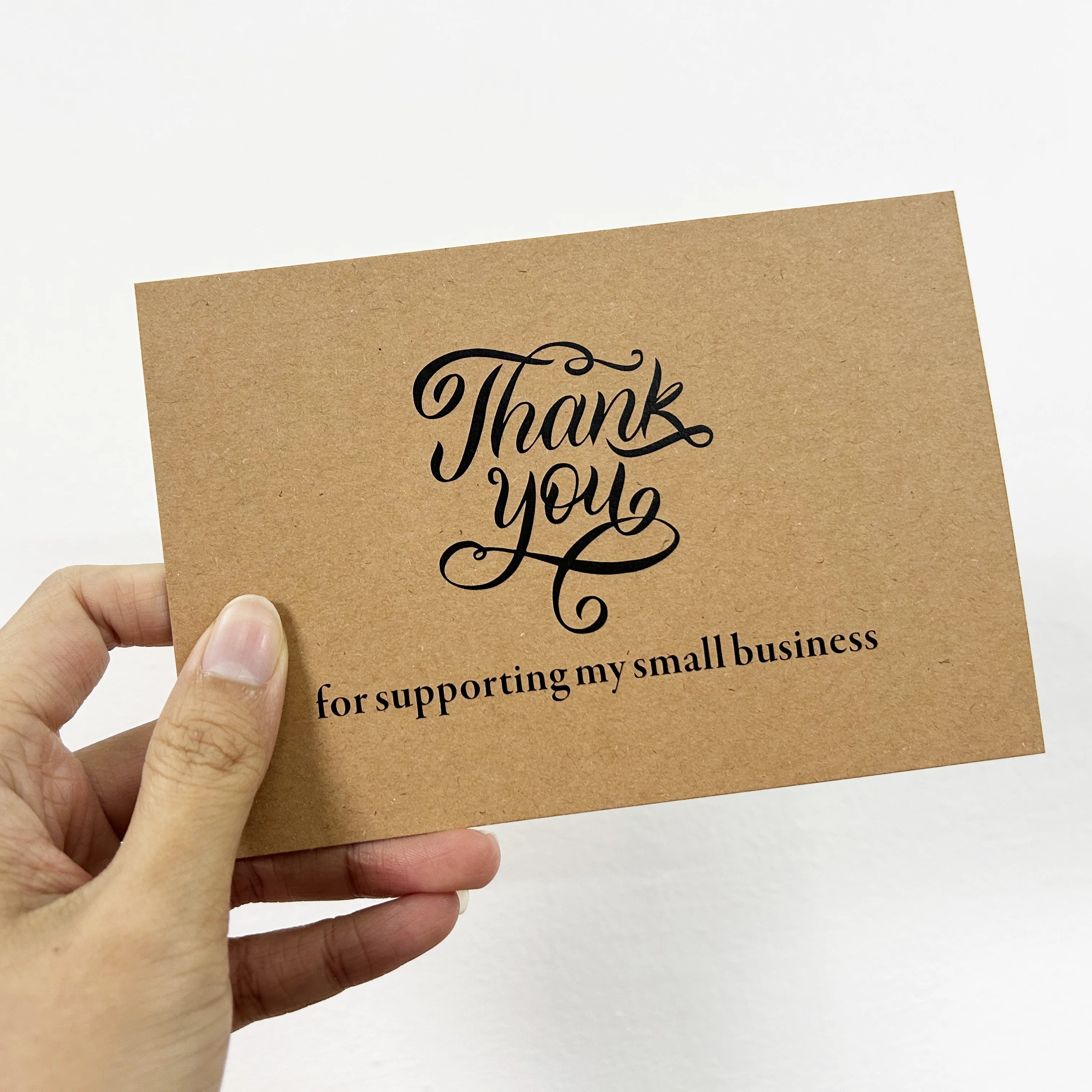 100pcs thank you card Thank you for your order card Small business reviews store gift packaging